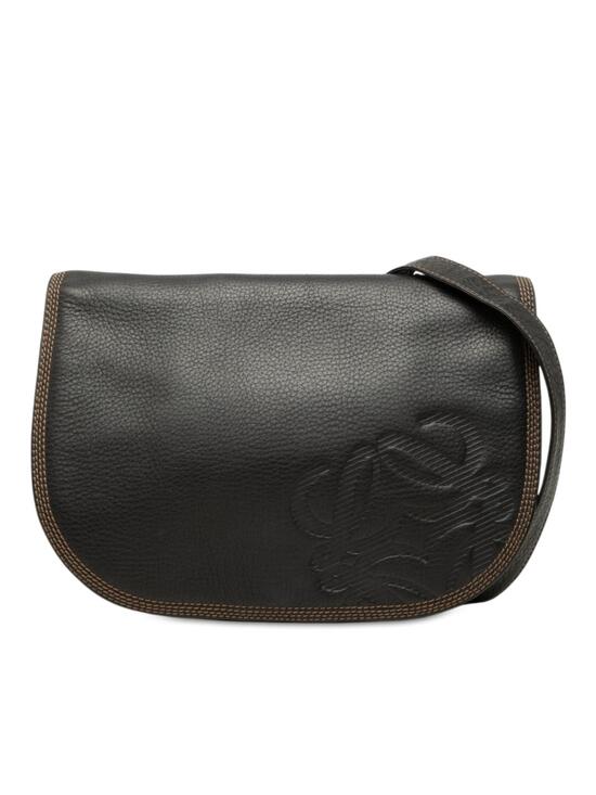 Loewe Handbags - Loewe Leather Anagram Flap Crossbody #323064L47B